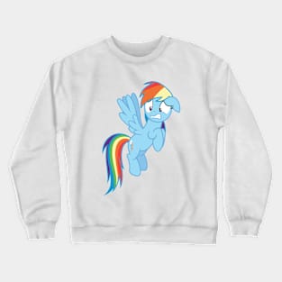 Wincing Rainbow Dash Crewneck Sweatshirt